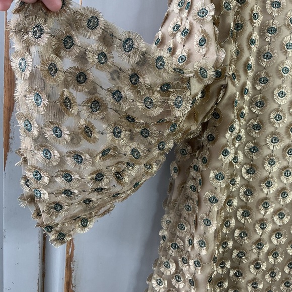 Calvin Klein | Evil Eye Gold Embellished Women's Top Size XL - Picture 8 of 10